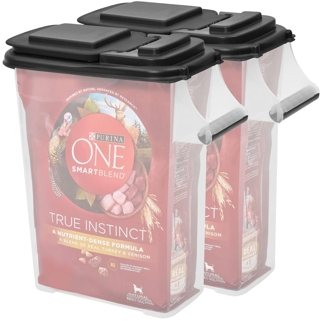 Pet Food Containers 16 Quart 2-pack P4517