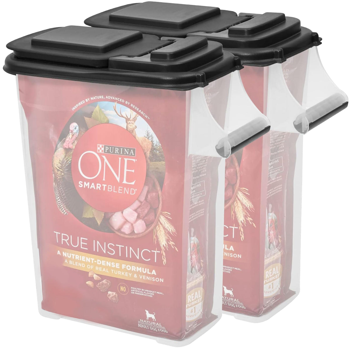 Pet Food Containers 16 Quart 2-pack P4517