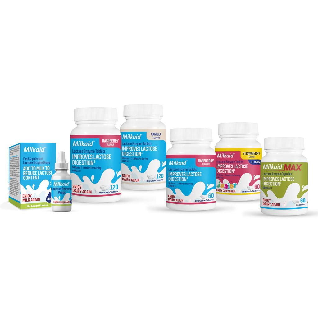 Chewable Lactase Enzyme Tablets 60 Tablets Raspberry O34117