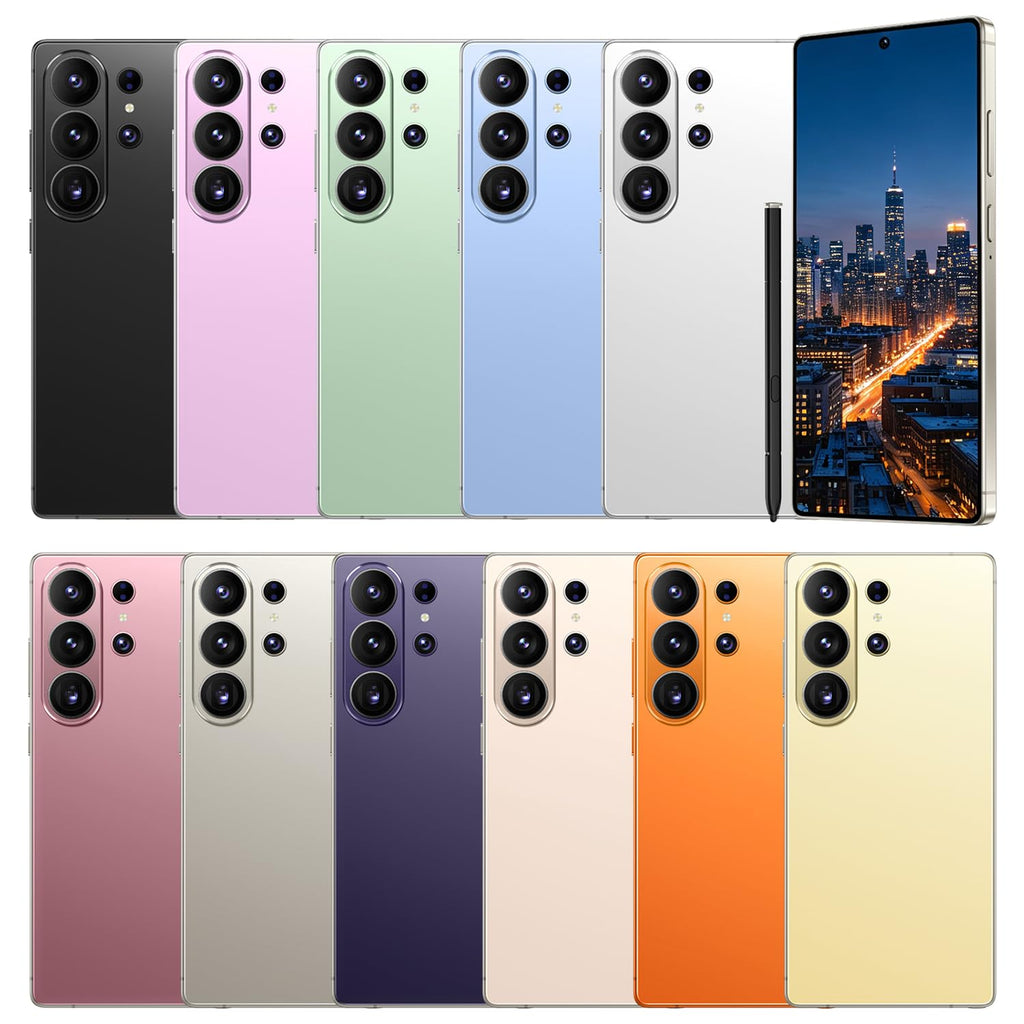 4G Unlocked Smartphone 6.6'' HD Display 4GB+32GB Dual SIM Android 12.0 Black A955