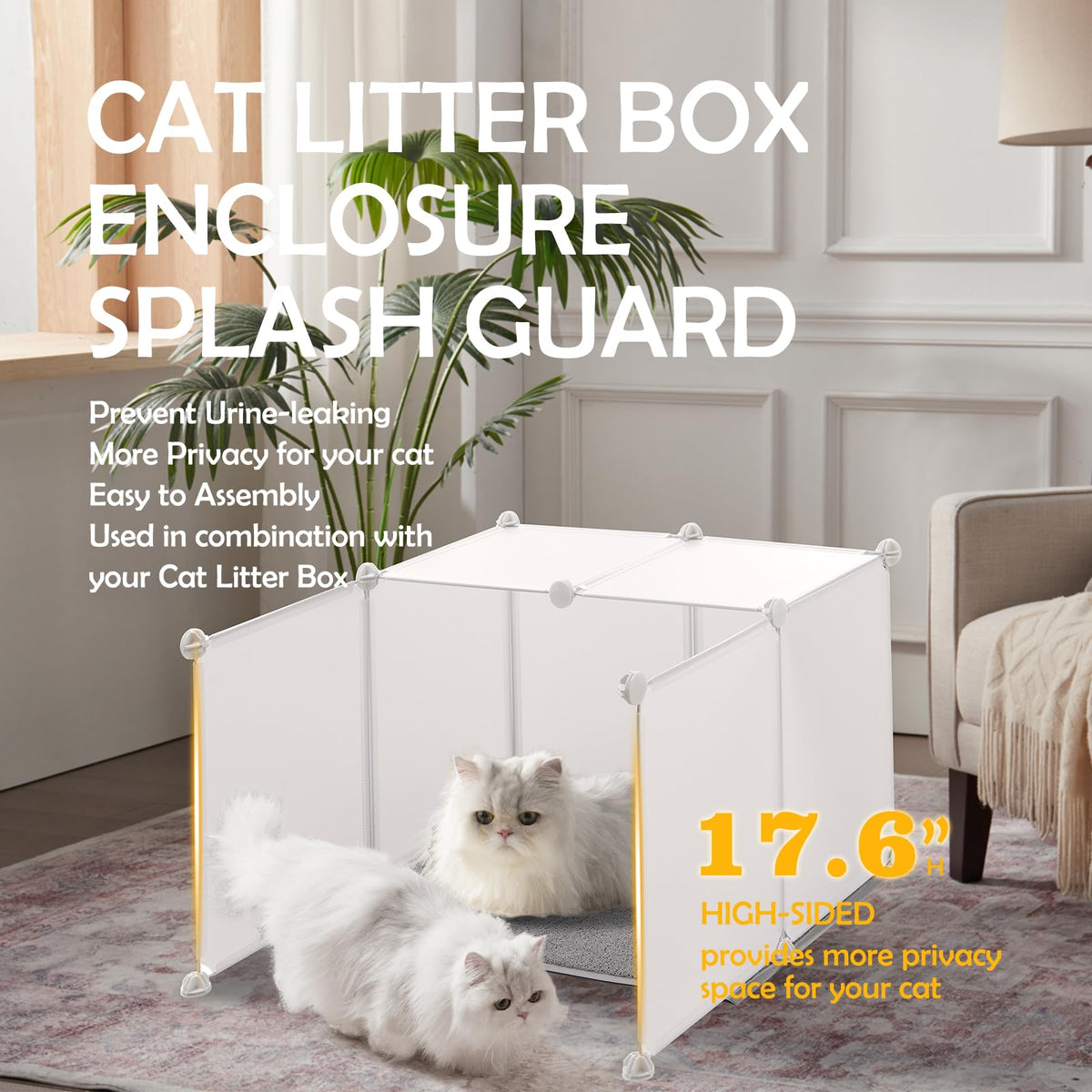 Cat Litter Box Enclosure with Litter Mat O391