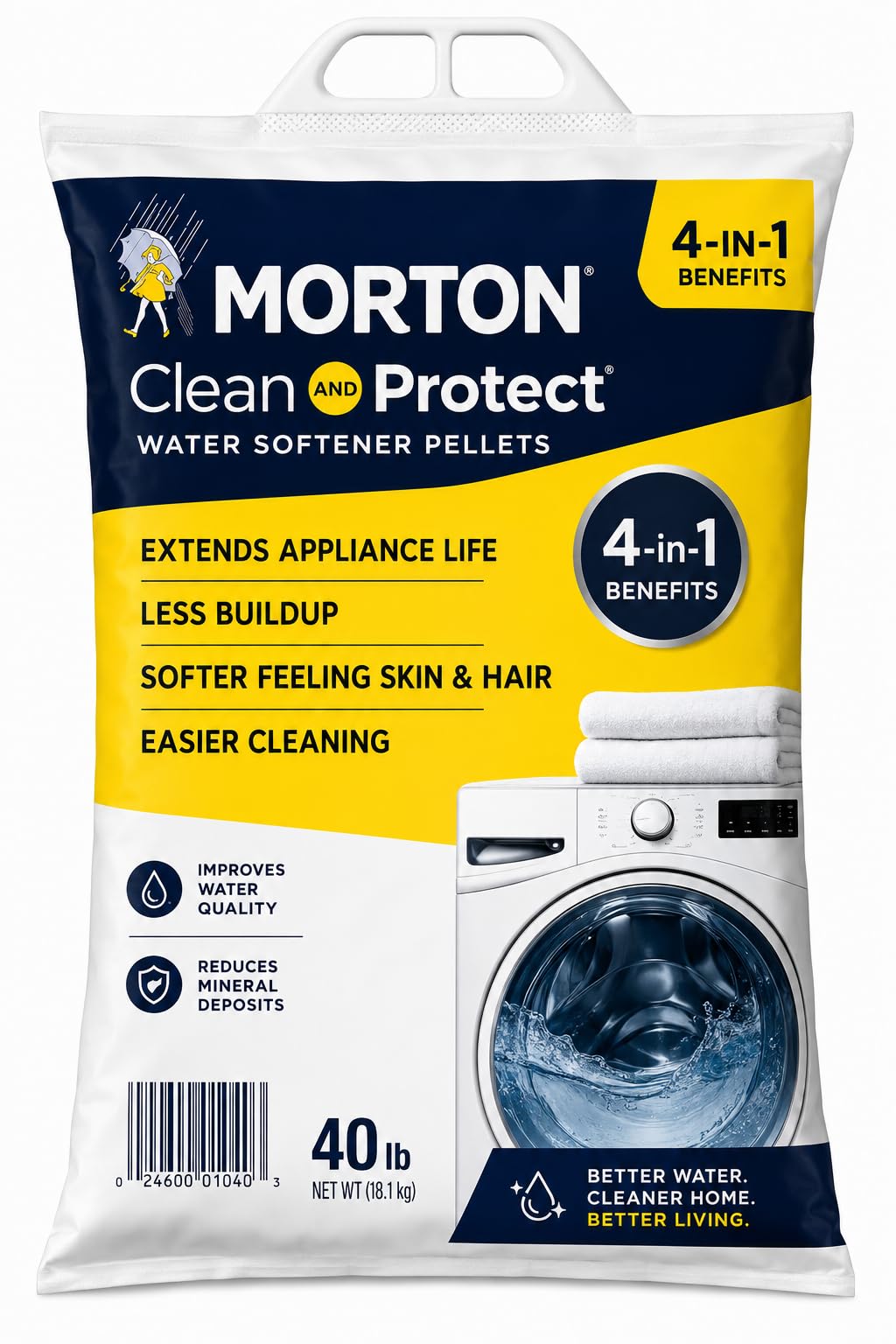 Water Softener Salt Pellets 40 lb Bag I883