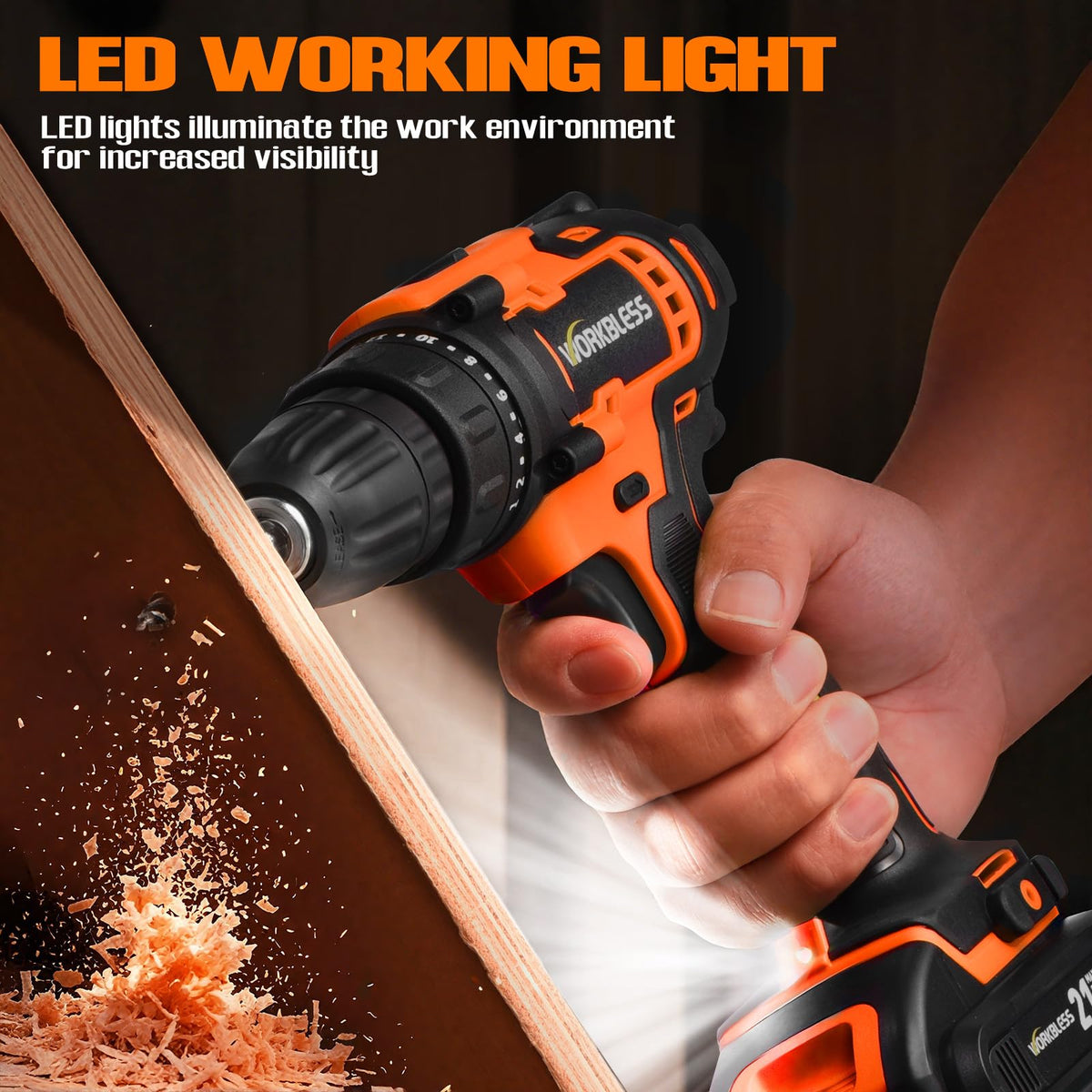 21V Cordless Drill Set with Battery Charger D162521