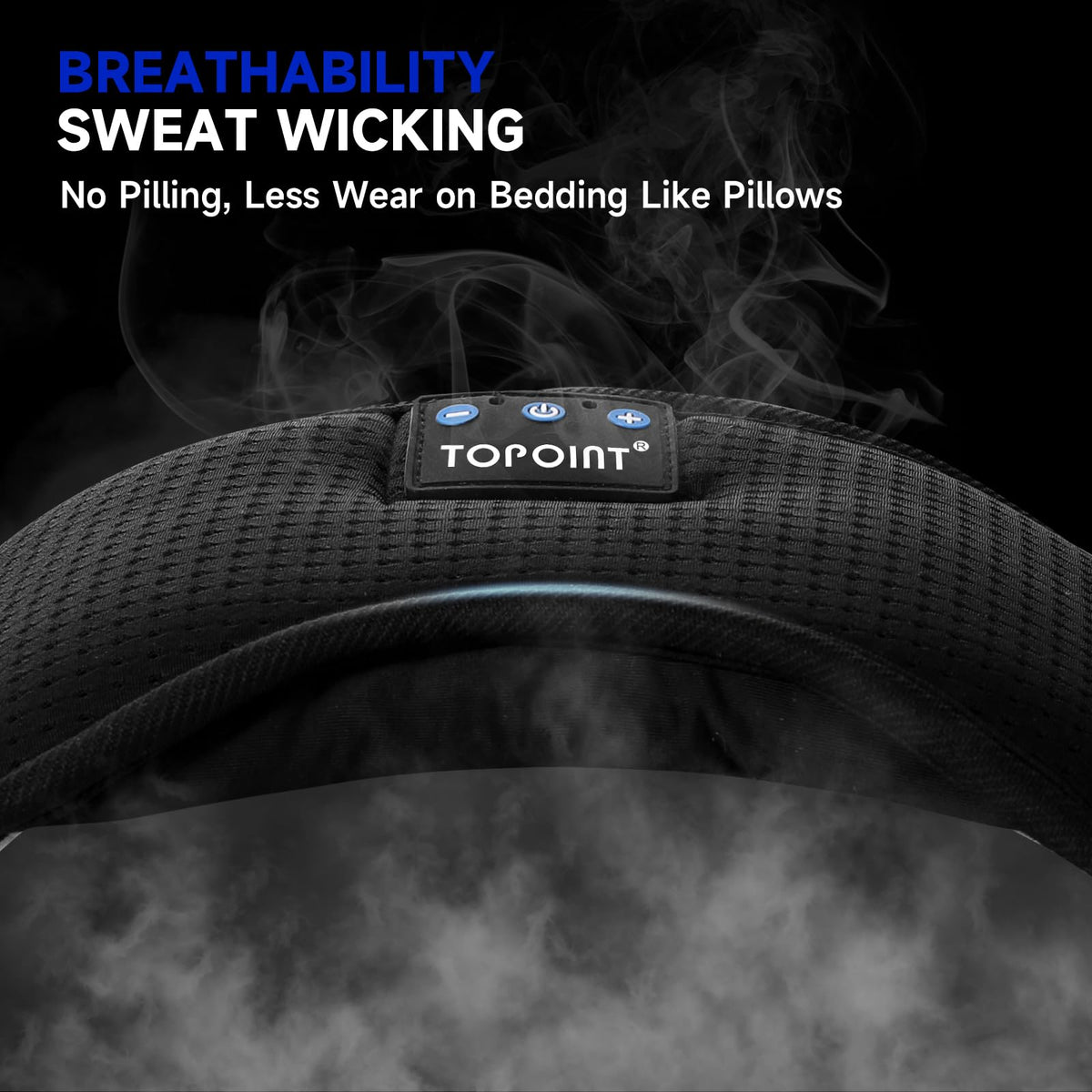 Cotton Sleep Mask Headphones Bluetooth Wireless with Microphone Y466