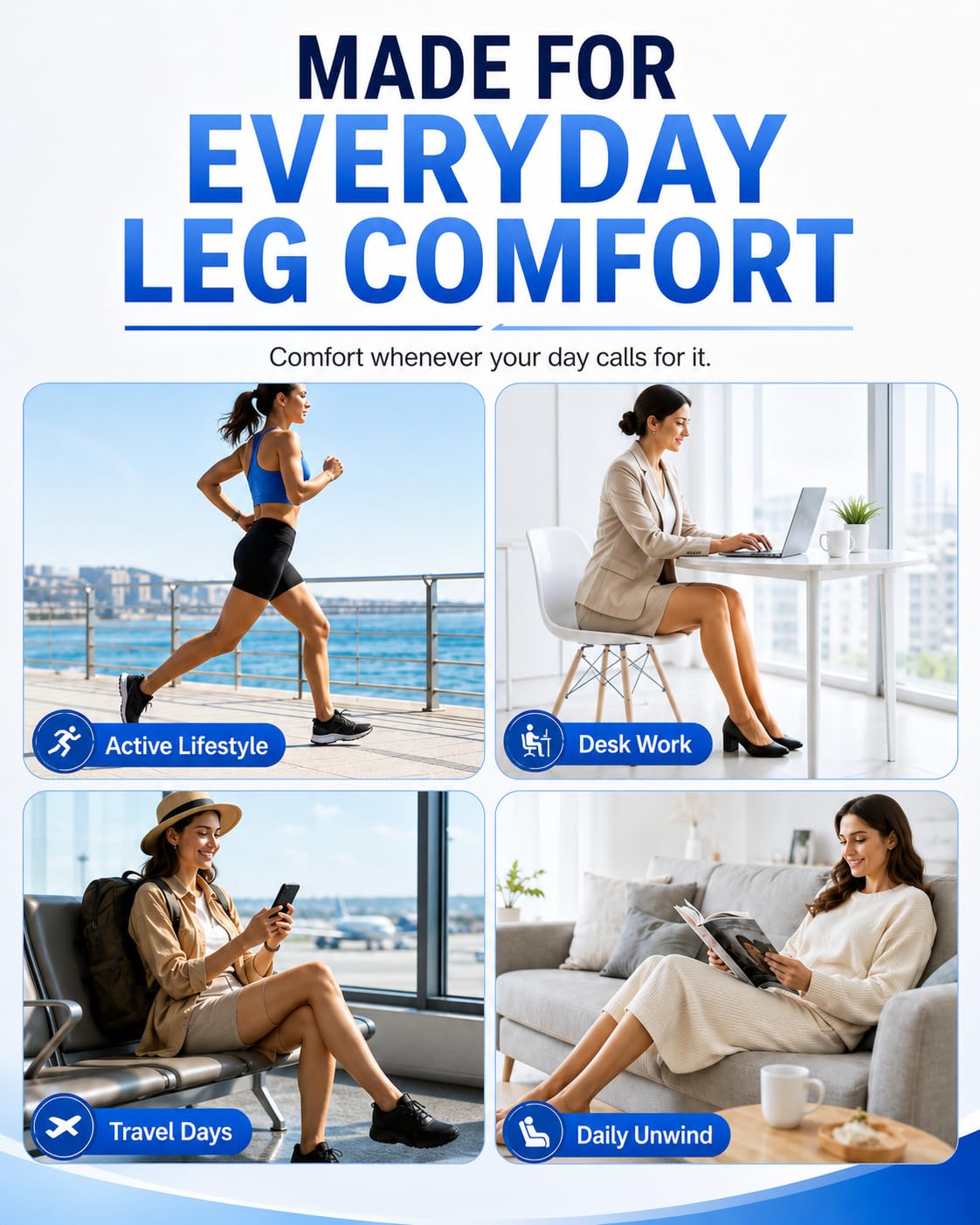 Cordless Leg Massager with Heat Q690