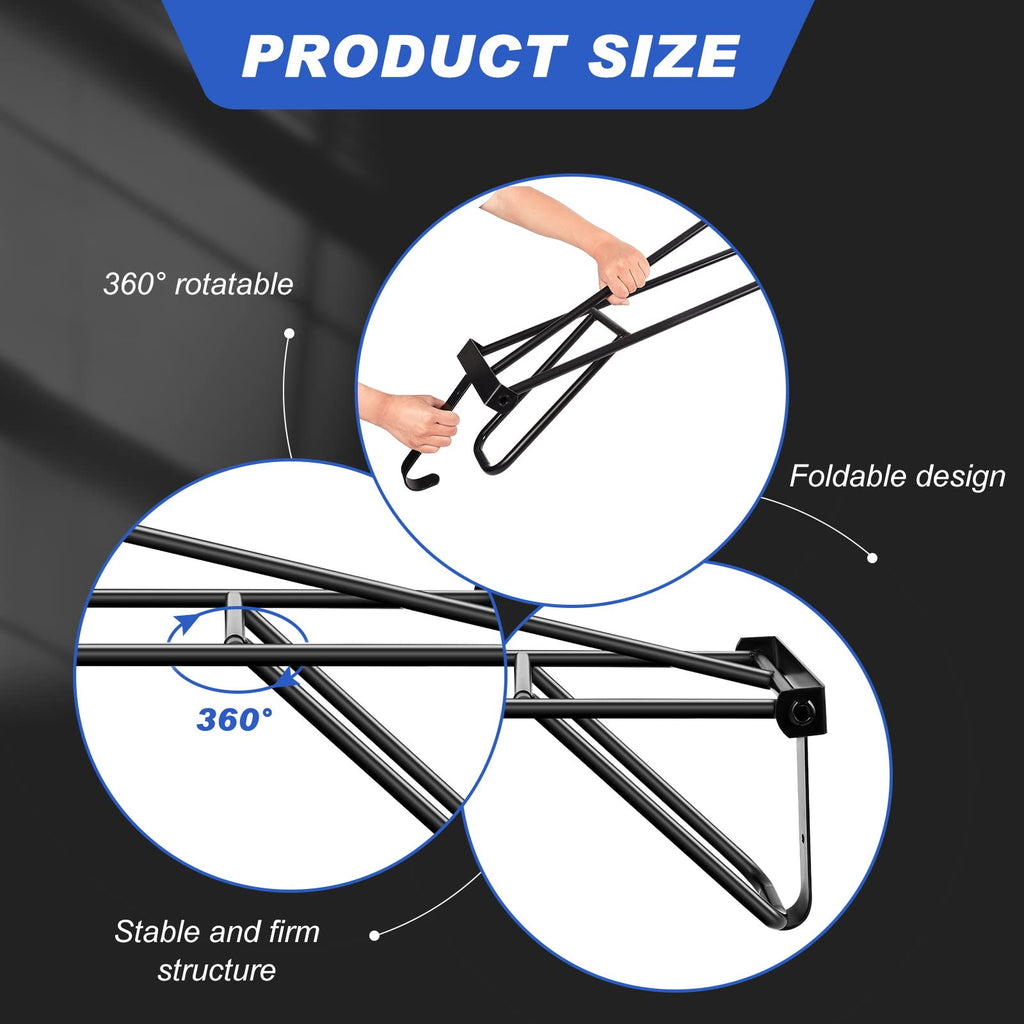 2 Pieces Portable Folding Saddle Rack N639
