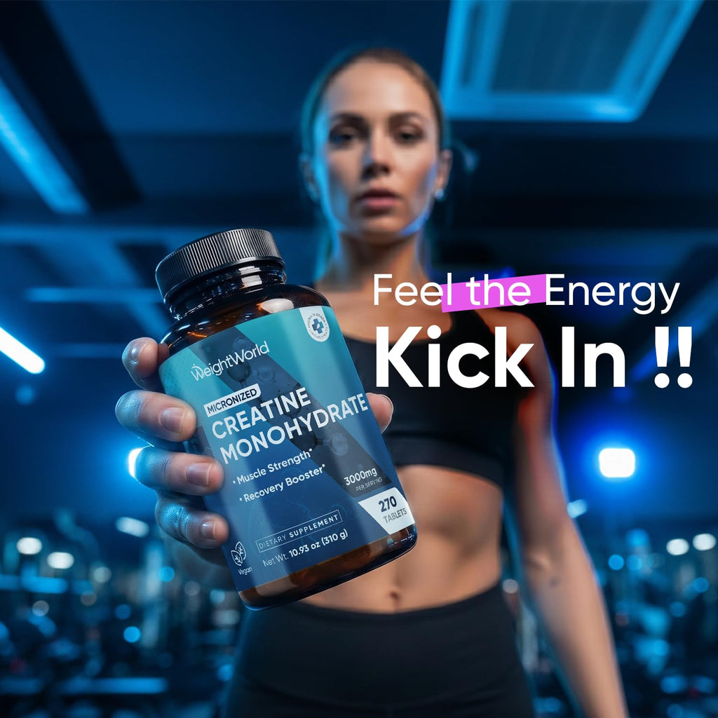 Micronized Creatine Monohydrate 3000mg 270 Ct F8197