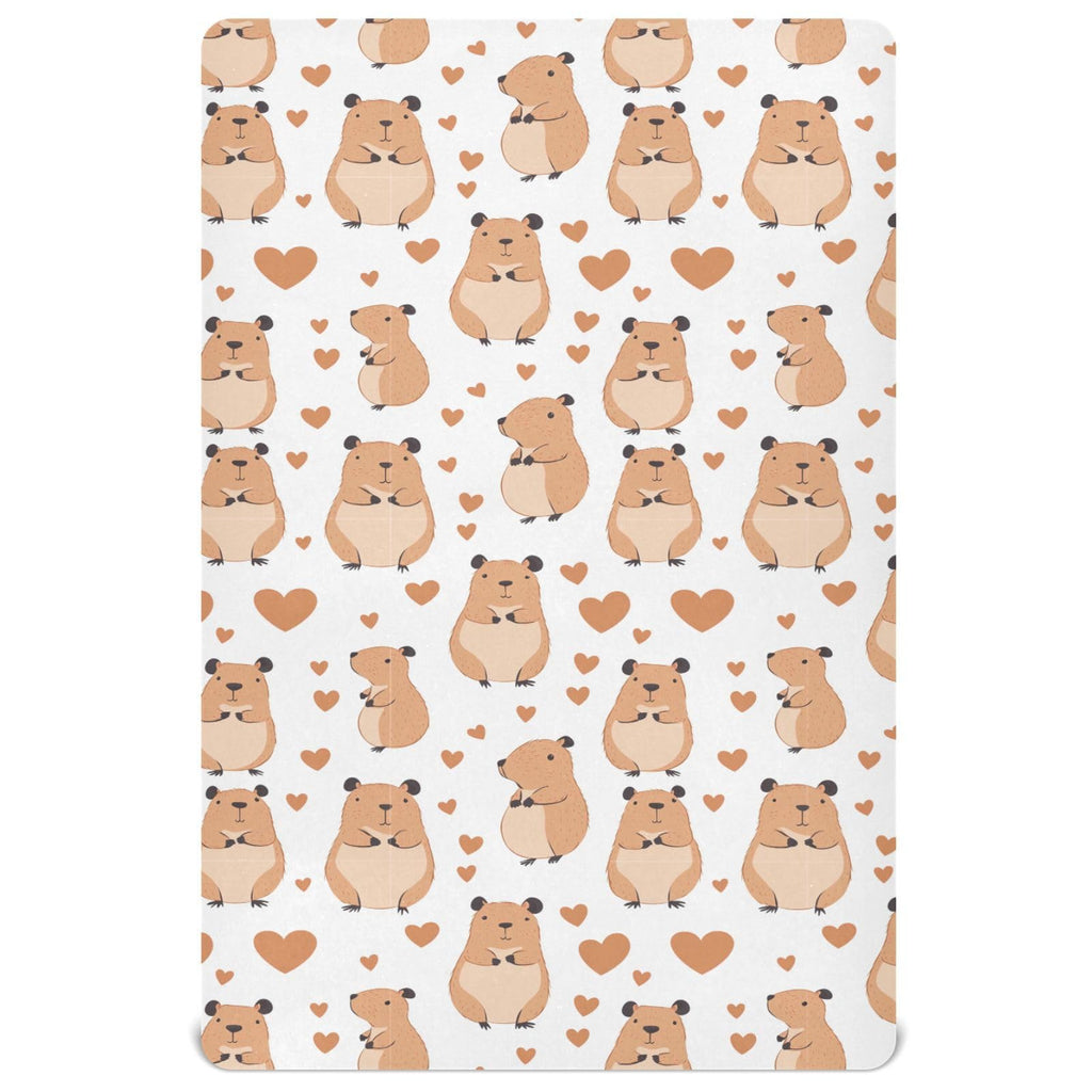 Soft Breathable Microfiber Crib Sheet Q777