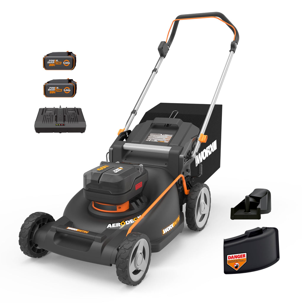 Cordless Lawn Mower, 40V 21" 3-in-1 Grass Mower R249