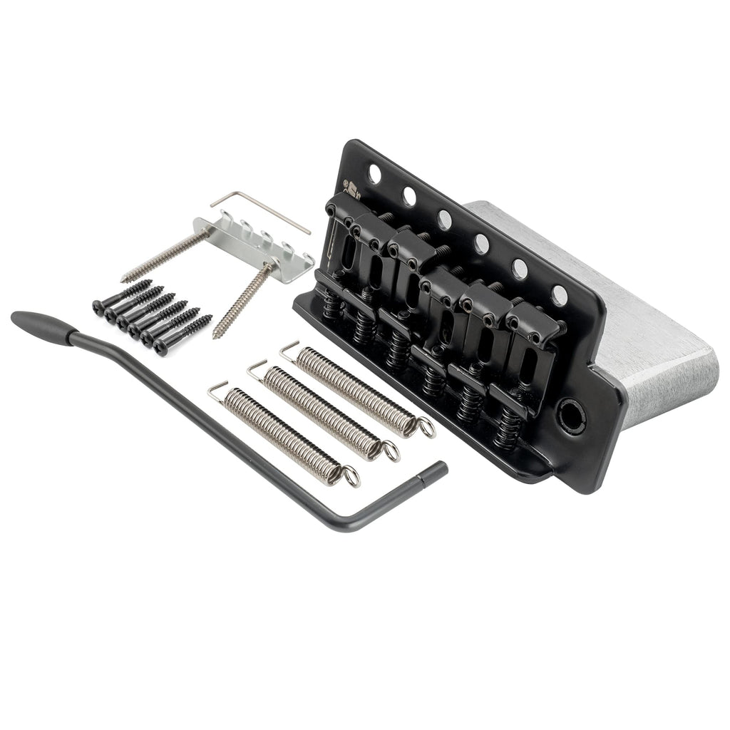 52.5mm 6-Screw Tremolo Bridge Black R508