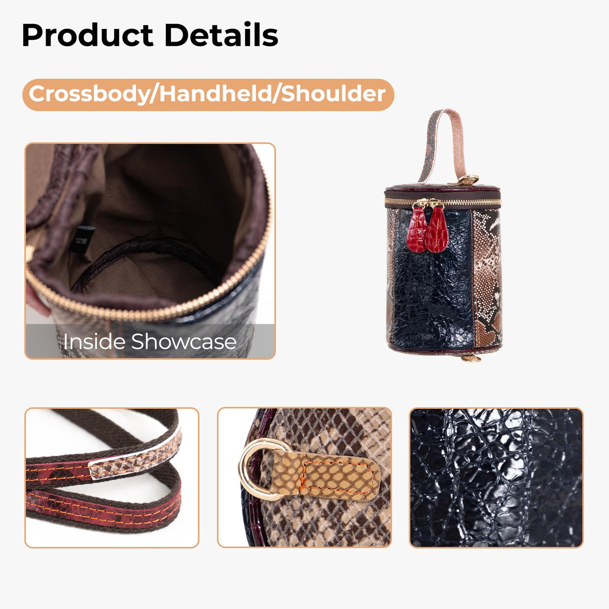 Daily Fashion Shoulder Bag with Detachable Shoulder Strap J576455