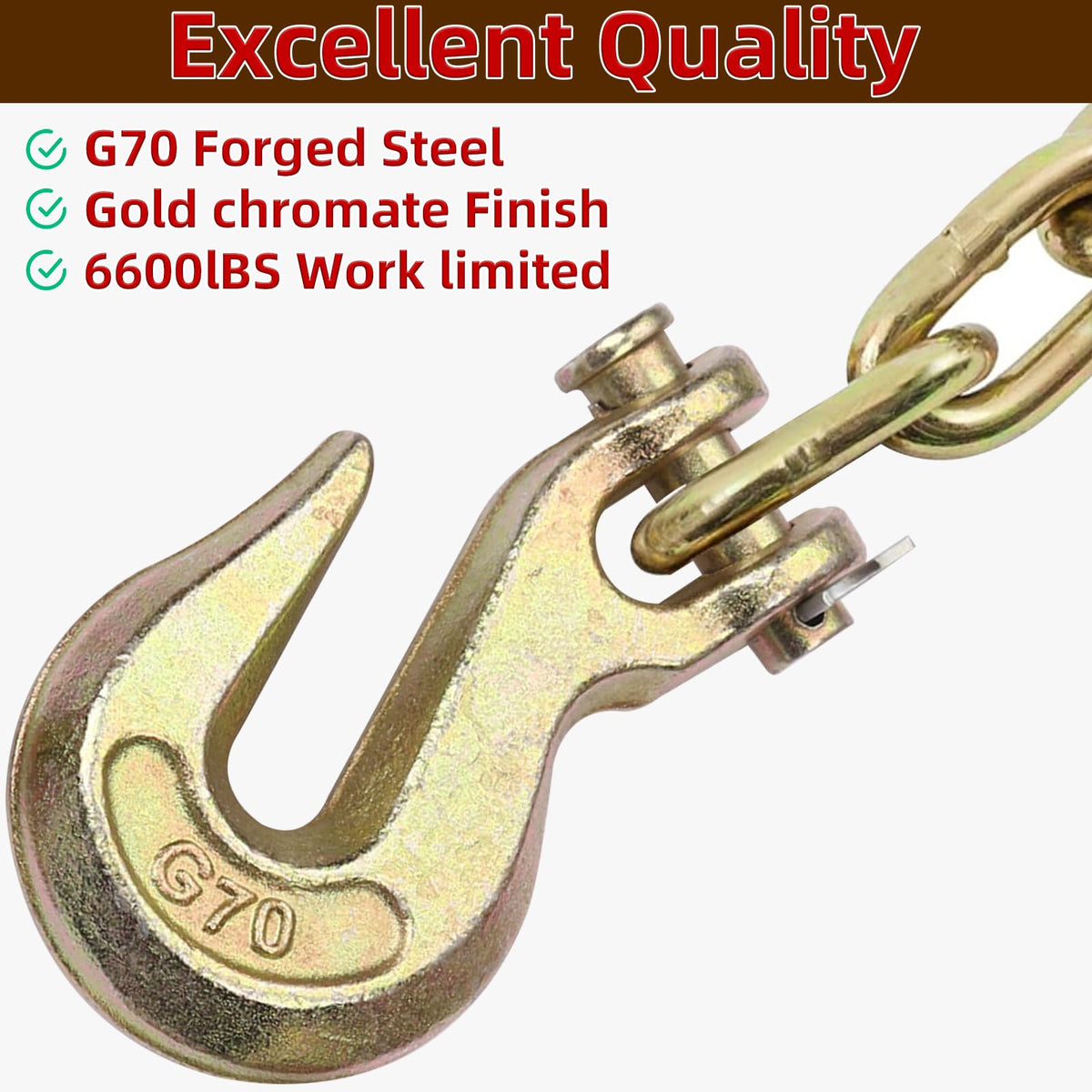 3/8 Inch G70 Clevis Grab Hooks L7921