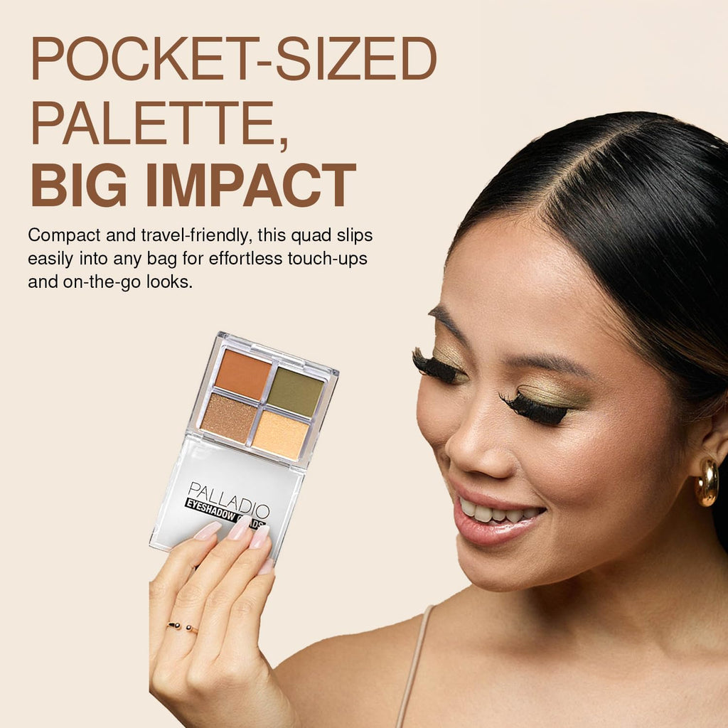 Pigmented Matte Metallic Shimmer Eyeshadow Palette A43219