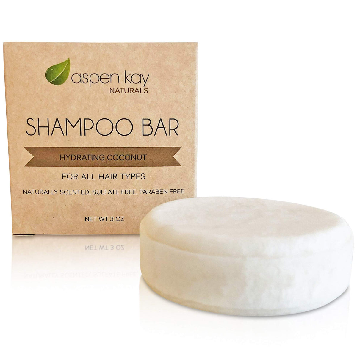 Coconut Shampoo & Conditioner Bar With Mini Soap Dish K226