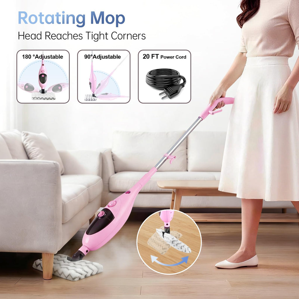 1200W Steam Mop Cleaner with Double-Sided Pads Z3702