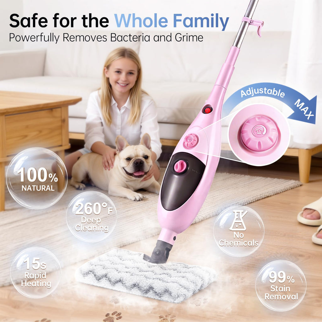 1200W Steam Mop Cleaner with Double-Sided Pads Z3702