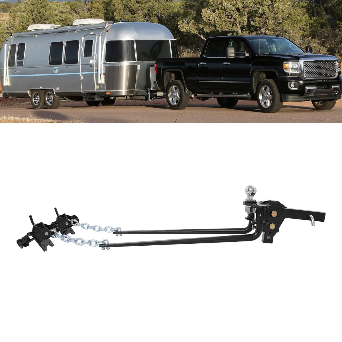 14000Lbs Weight Distribution Hitch with Sway Control C2870