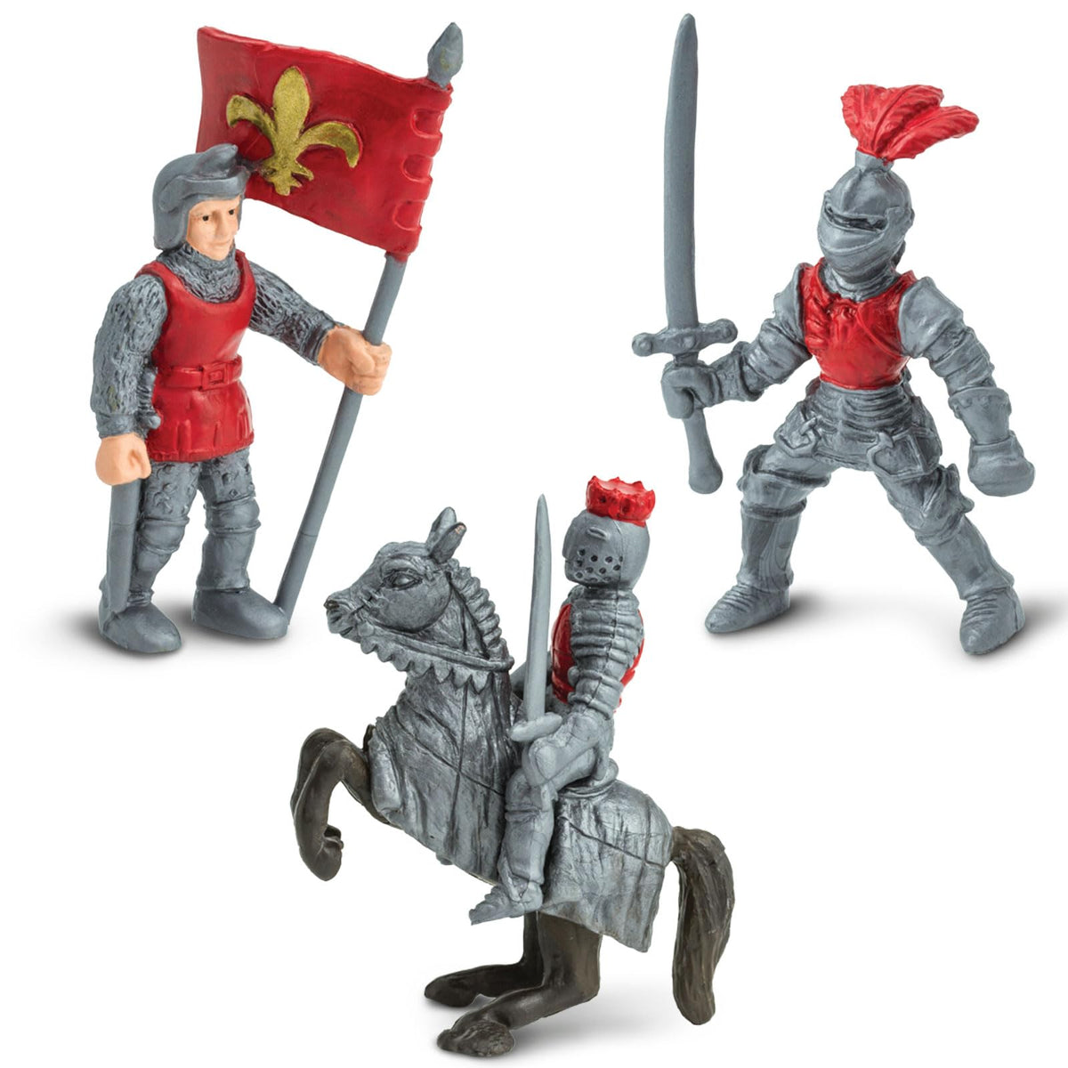 9 Medieval Knight & Dragon Toy Set U9741