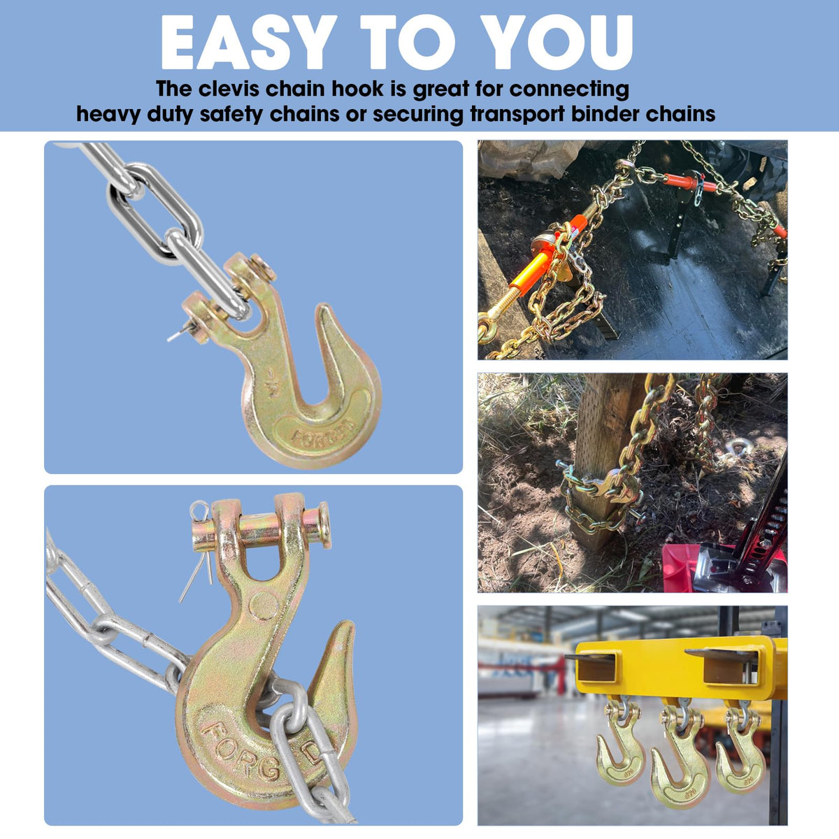 Heavy Duty 3/8" Chain Hook D42768