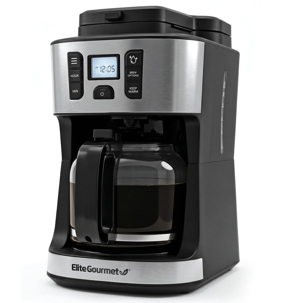 12-Cup Coffee Maker with Built-In Grinder G19268