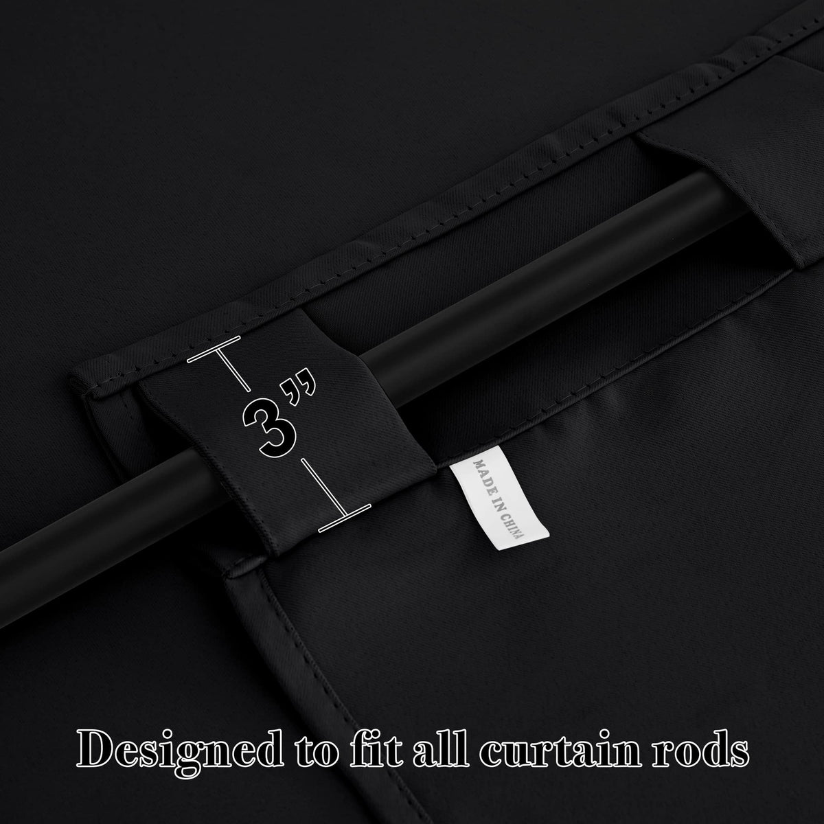 Blackout Curtains 80 inches Long D675