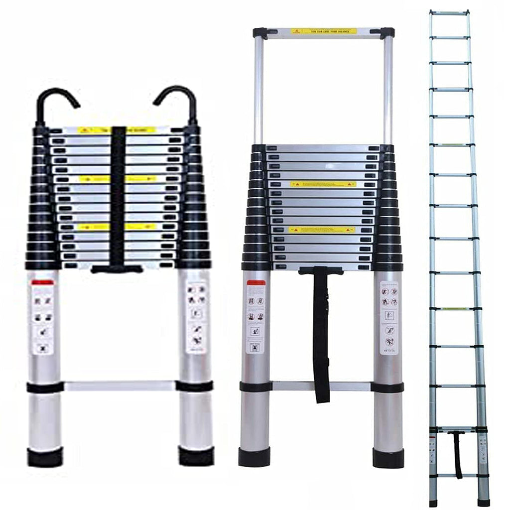 20FT Aluminum Telescoping Ladder 330 lbs Capacity N3291