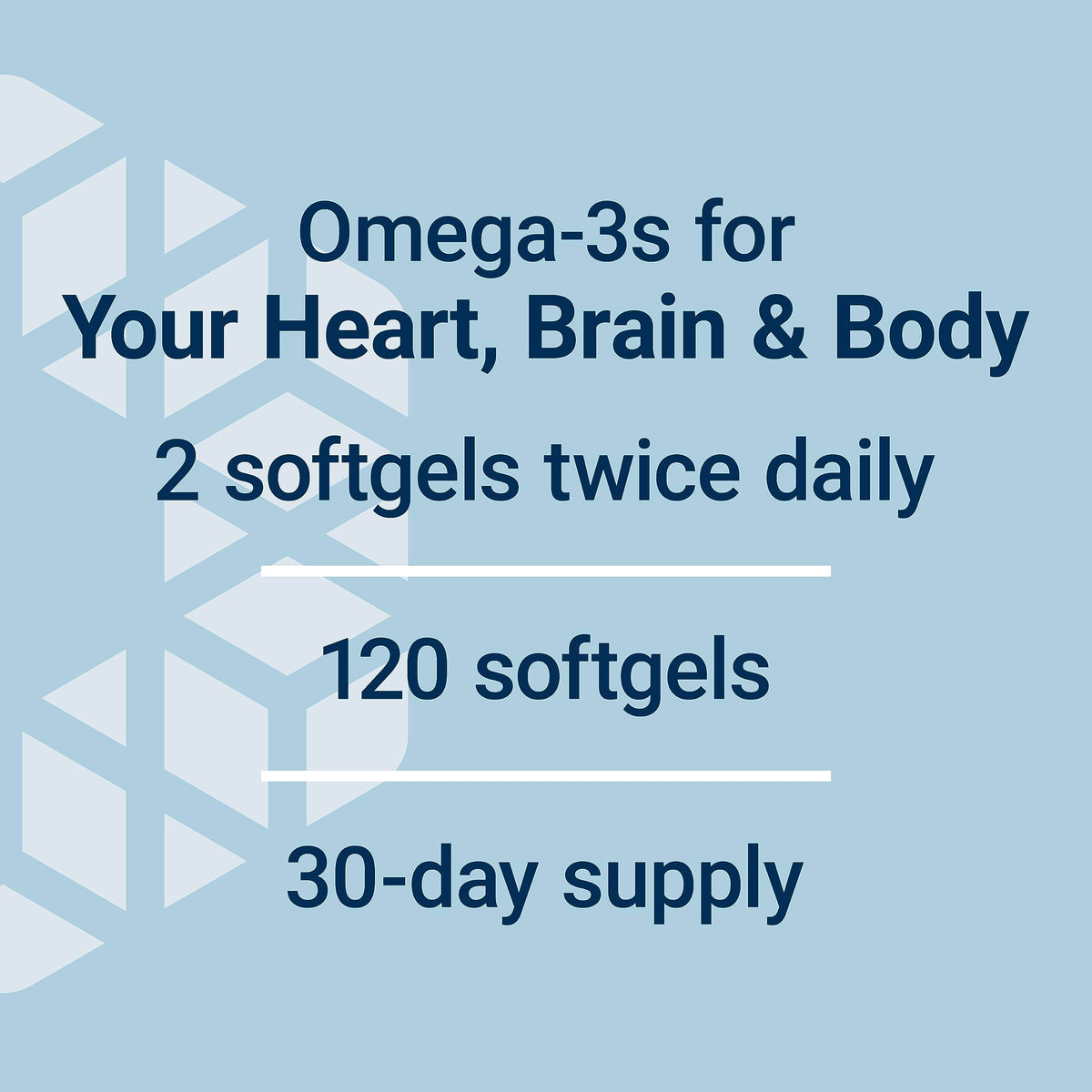 Omega-3 Fish Oil 120 Softgels F531370