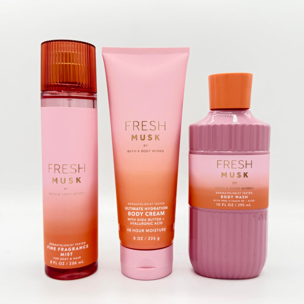 Fresh Musk 3-Piece Body Care Set Q397