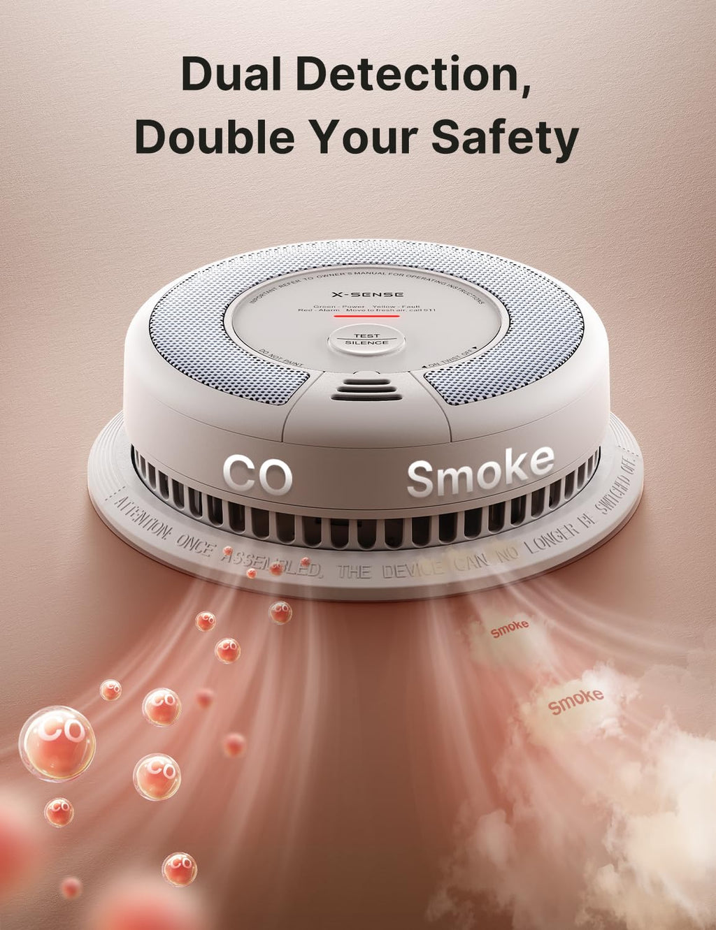 Interconnected Smoke and CO Detector W837