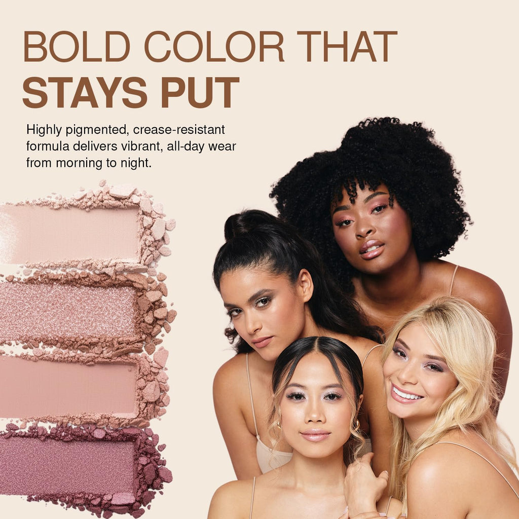 Pigmented Matte Metallic Shimmer Eyeshadow Palette A43219