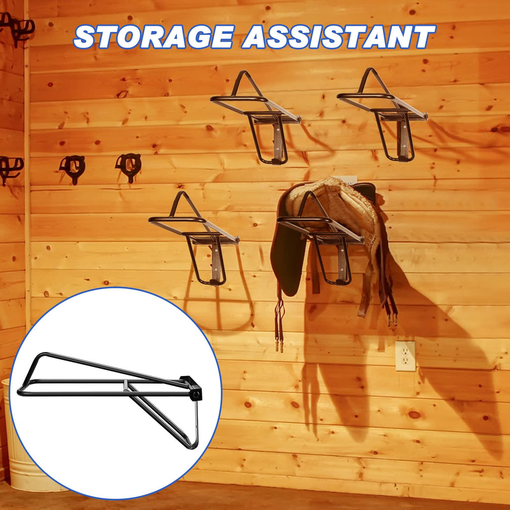 2 Pieces Portable Folding Saddle Rack N639