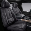 Black Leather 5-Seats Car Seat Covers Q965