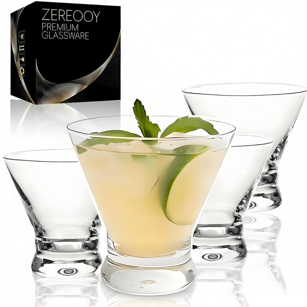 Stemless Martini Glasses Set of 4 E85531