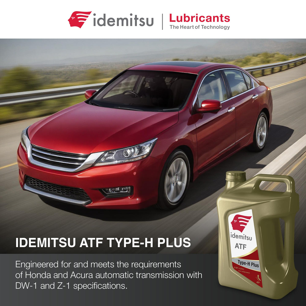 ATF Type H-Plus Transmission Fluid 5 Quart J674