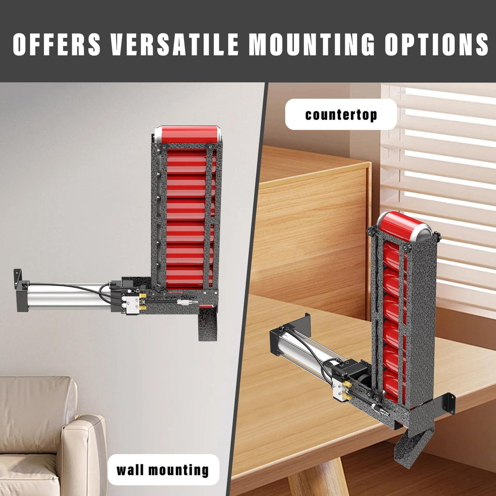 Heavy Duty Aluminum Can Crusher Wall Mounted 12oz 16oz N219016