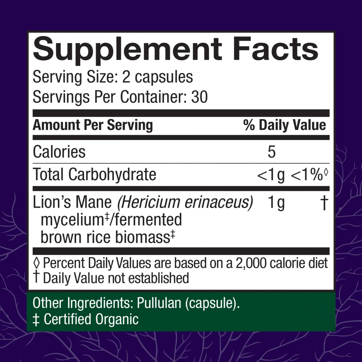 Lion's Mane 60 Capsules D309751