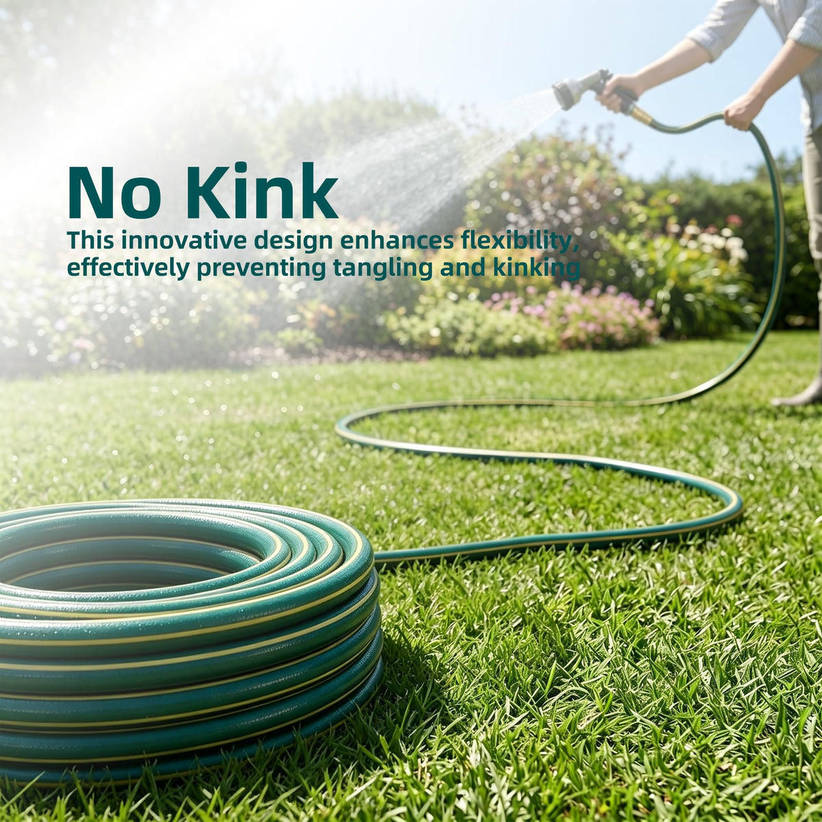 100 ft Heavy Duty 3/4 in. Garden Hose N2810