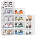 Clear Stackable Shoe Storage Boxes K825