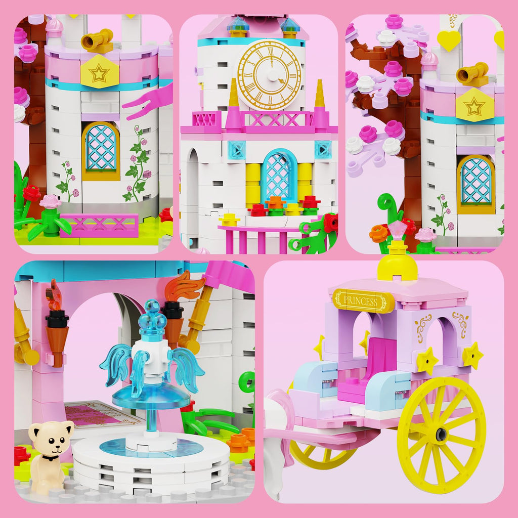 Princess Castle Building Blocks Set 634PCS N61389