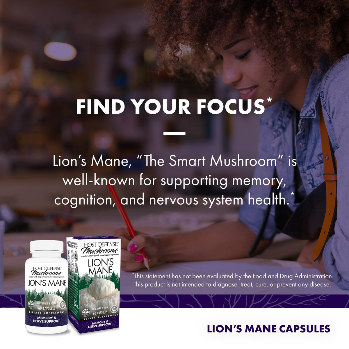 Lion's Mane 60 Capsules D309751