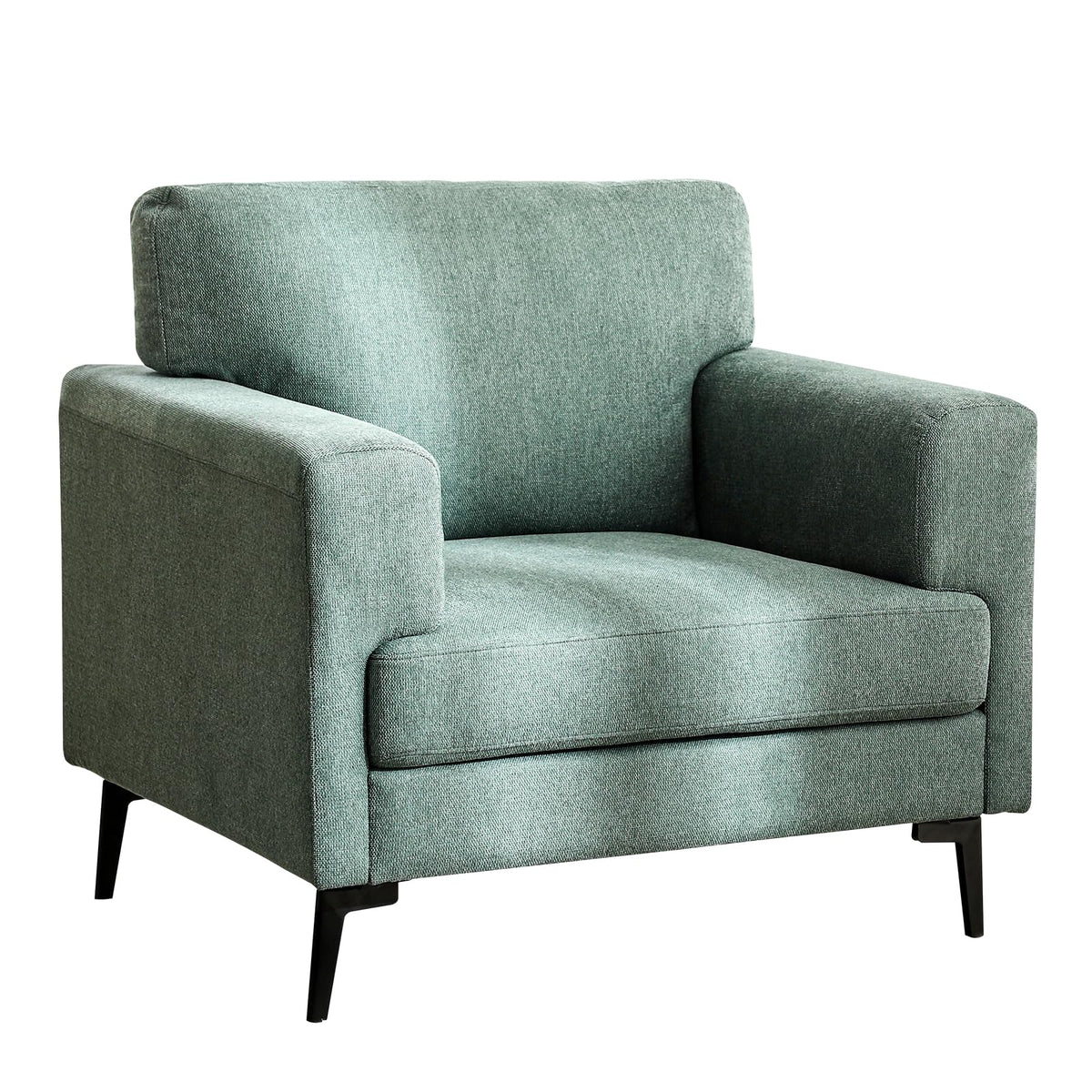 Oversized Linen Accent Chair 2PC B627079