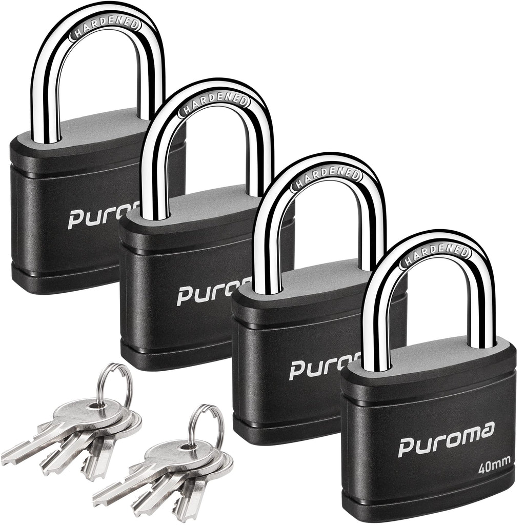 Black Keyed Padlock M4503