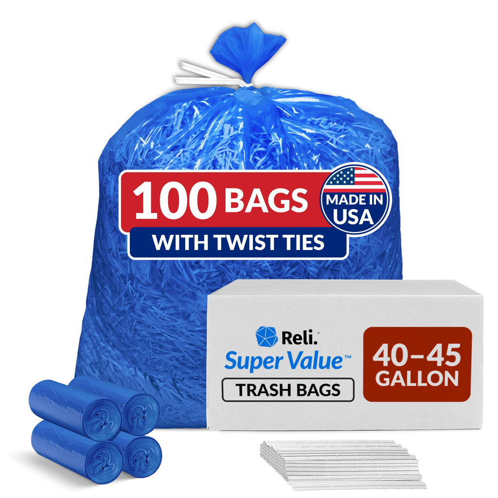 40-45 Gallon Heavy Duty Trash Bags D239731