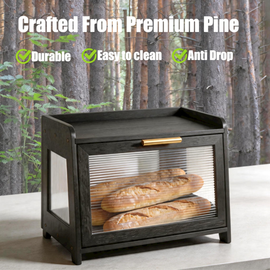 Wooden Bread Box V873