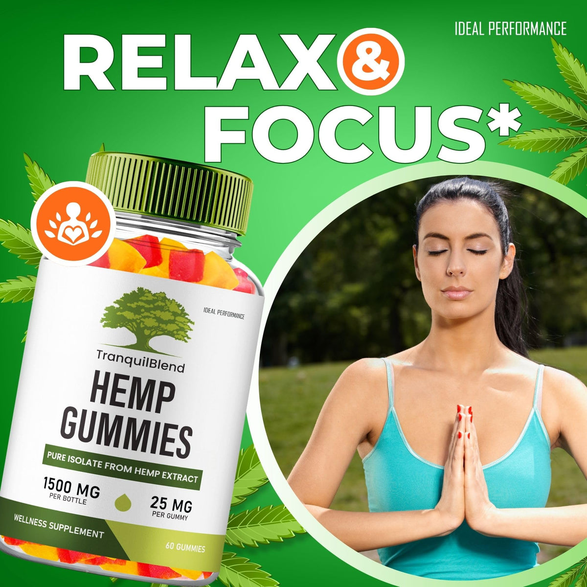 Hemp Gummies with Hemp Seeds Organic Extract 5 Pack S7760