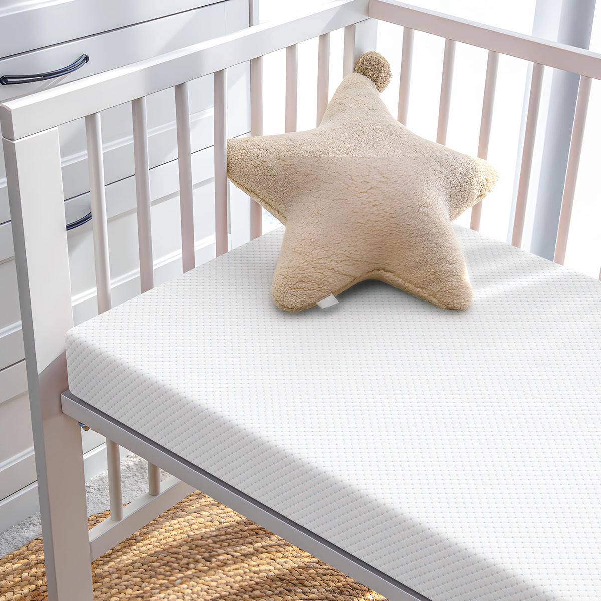 Mini Crib Mattress, 38x24x4 Inch Dual-Sided Gel Memory Foam P9967
