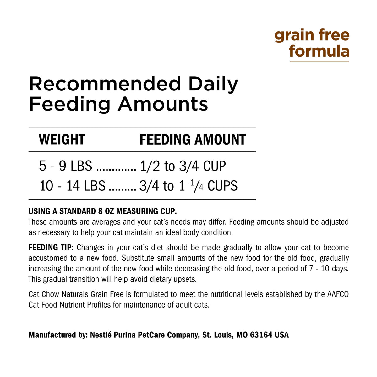 Grain Free Dry Cat Food with Real Chicken 13 lb E337