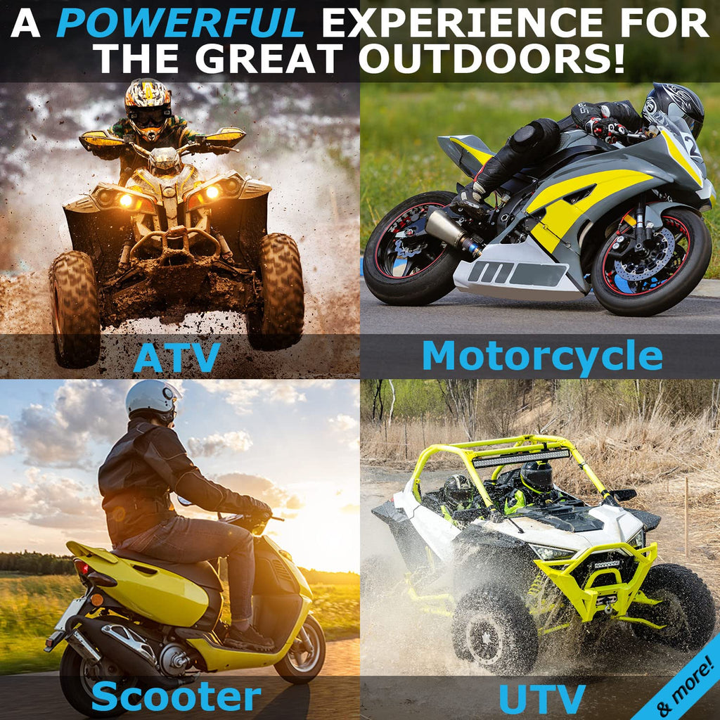 12 Volt 11.2 AH 230 CCA Rechargeable Maintenance Free SLA AGM Motorcycle Battery Pack of 2 K106
