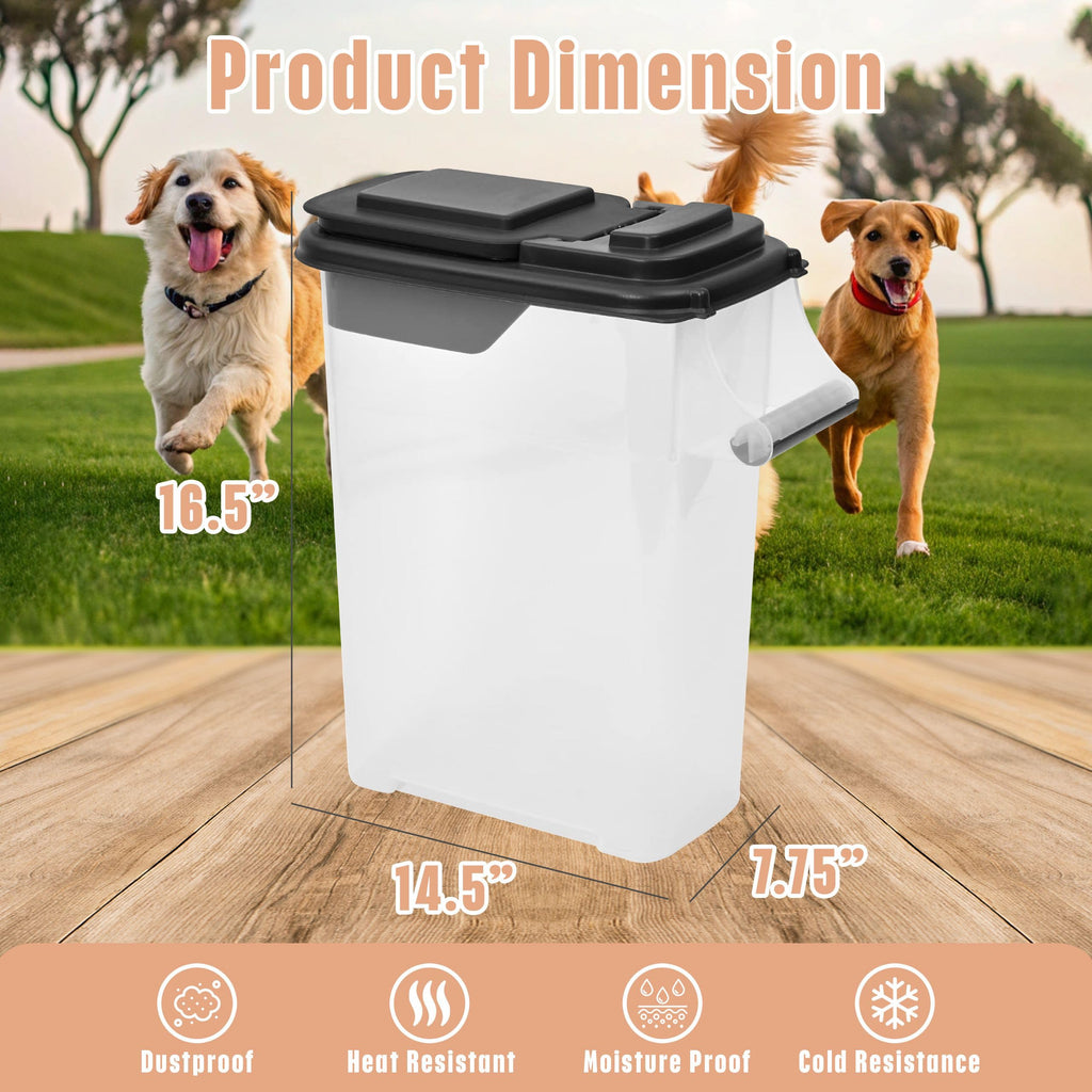 Pet Food Containers 16 Quart 2-pack P4517