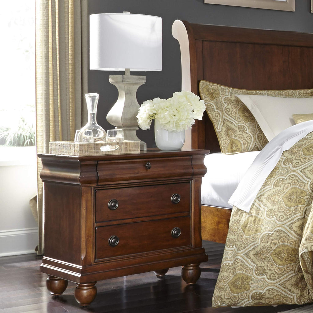 Rustic Cherry Night Stand O323